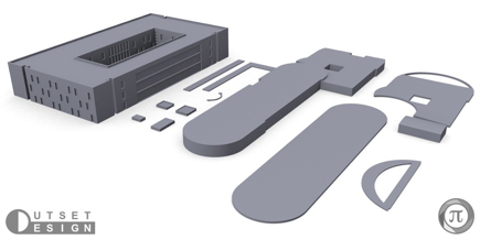 Outset Design Architecture Model 3D model