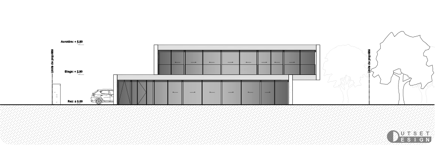 Outset Design SolArc Architecture Project Blueprints North elevation