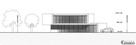 Outset Design SolArc Architecture Project Blueprints south elevation