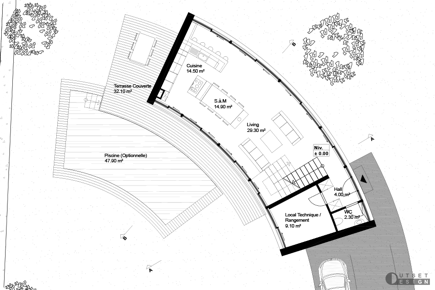 Outset Design Rest Cube Architecture Project Blueprints ground floor