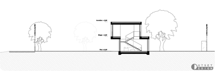 Outset Design SolArc Architecture Project Blueprints section AA