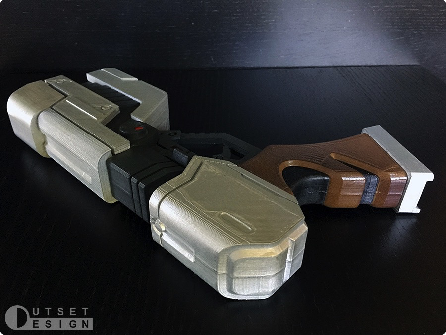 Outset Design Zero Suit Samus Paralyzer Gun Metroid cosplay prop photo 3