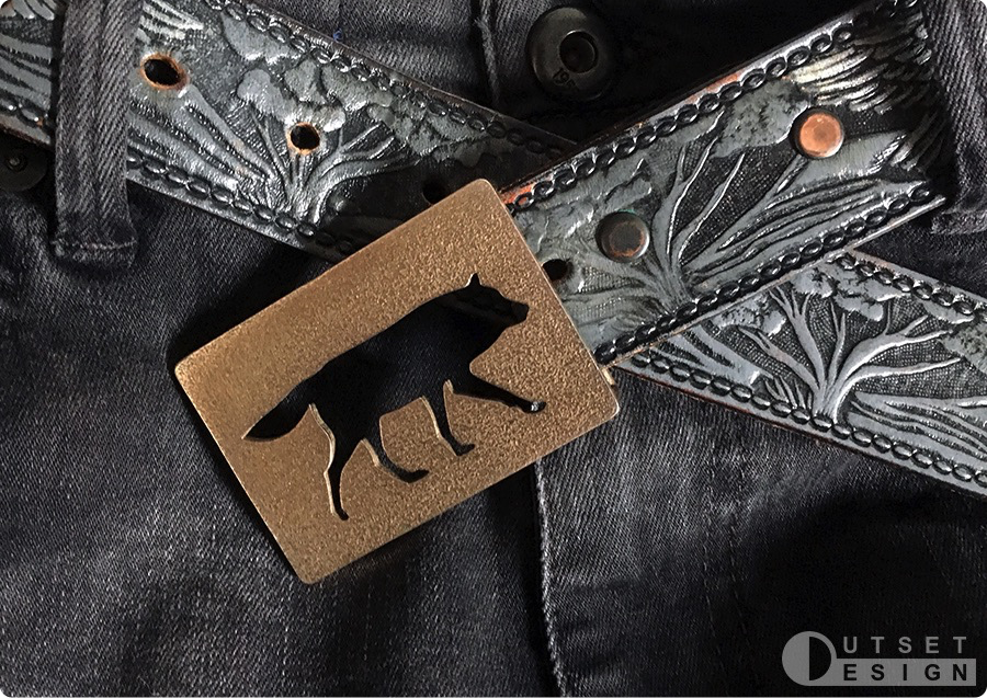 Outset Design Outline Design Belt Buckle Photo